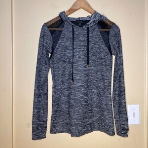 Alala Black and Gray Hooded Jacket